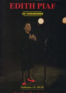 sheet music Edith Piaf