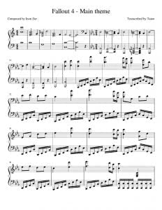 sheet music pdf