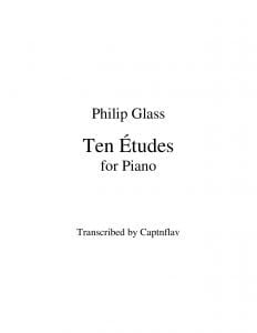 philip glass sheet music pdf