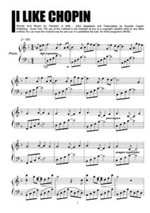 sheet music pdf