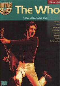 The Who Pete Townshend sheet music score download partitura partition spartiti