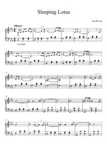 sheet music free score download Joep Beving