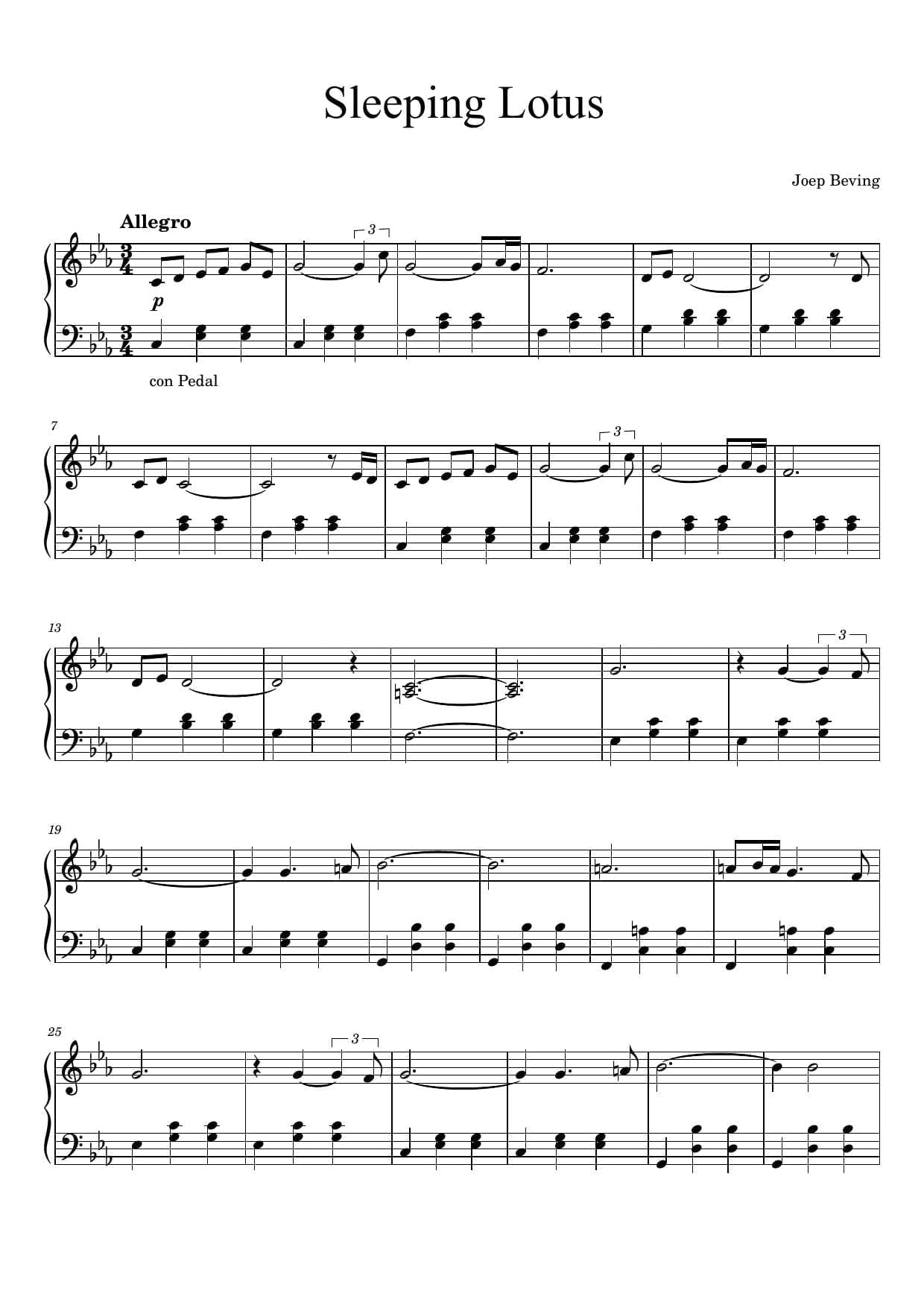 free score download