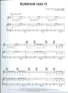 sheet music