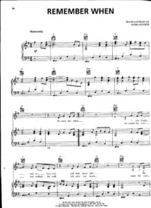 sheet music