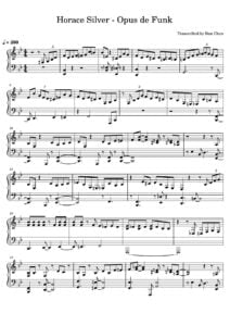 free jazz scores