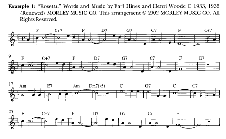 earl hines sheet music