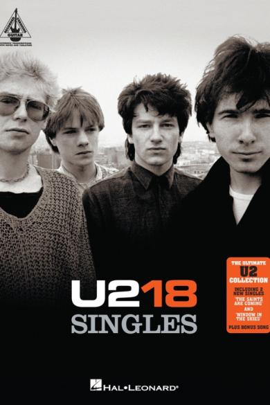 U2 18 Singles Easy Piano & Guitar Tablature