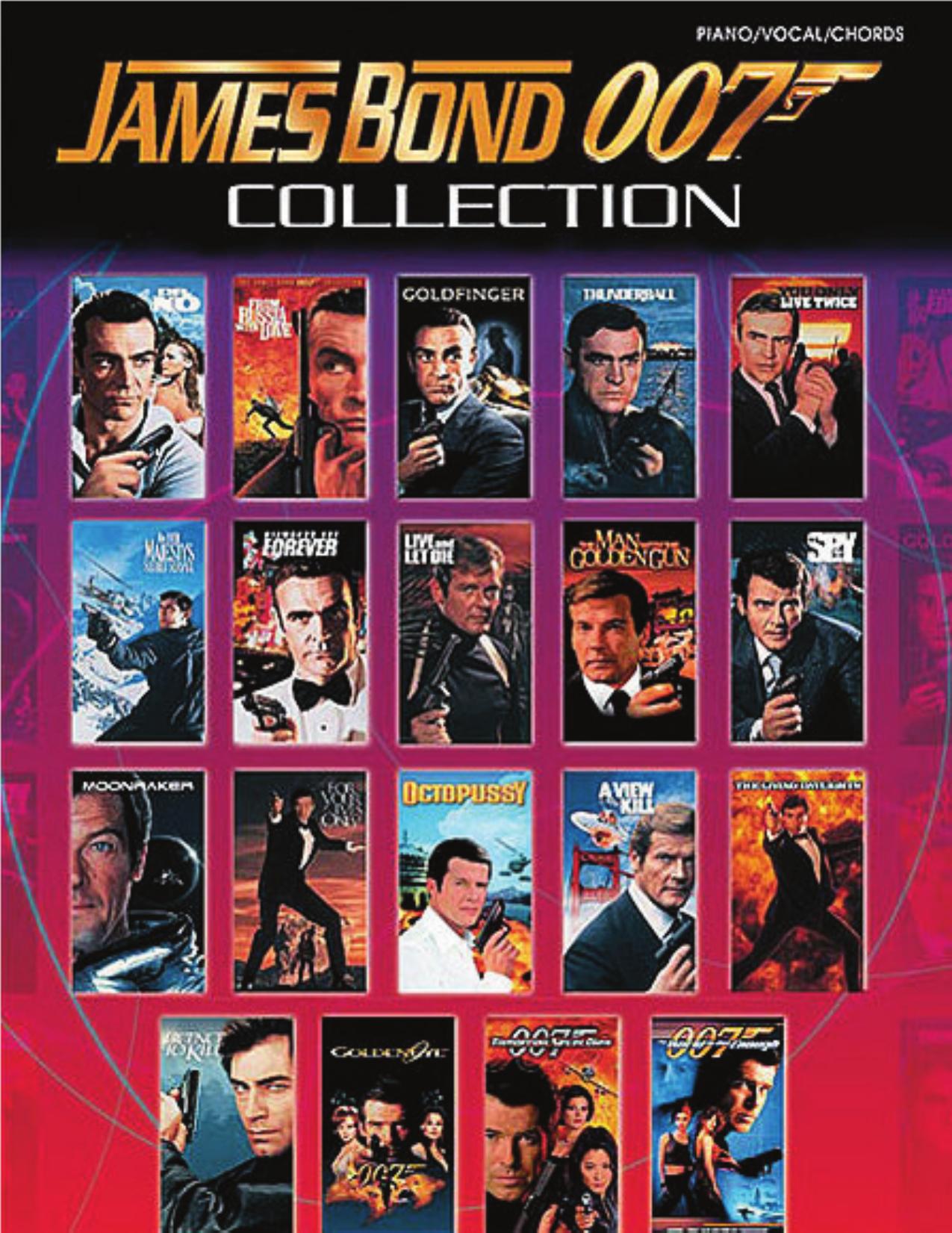 James Bond 007 Sheet Music Collection