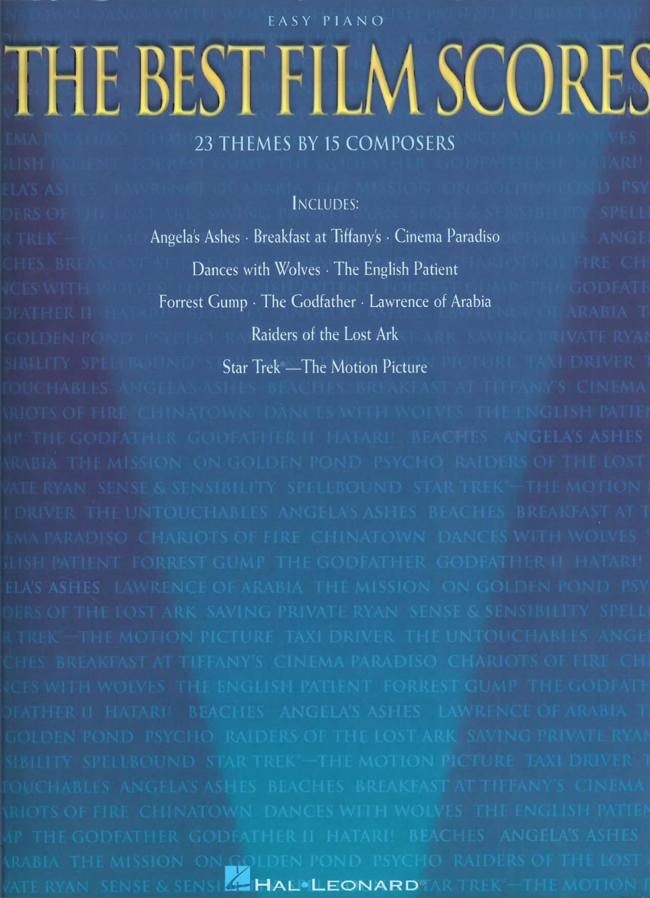 The Best Film Scores (easy piano) 23 Themes by 15 Composers