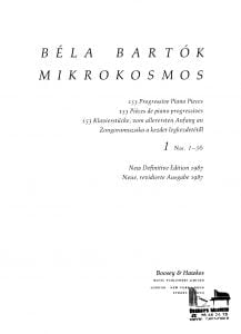 bela bartok sheet music