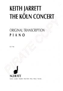Keith Jarrett - (The Köln Concert) LIVE 1975 sheet music pdf