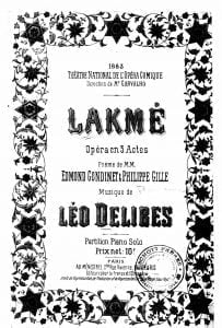 delibes partition sheet music