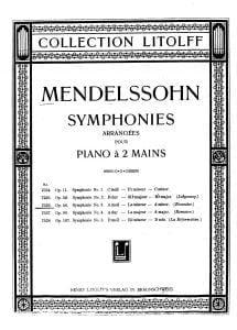 mendelssohn sheet music pdf