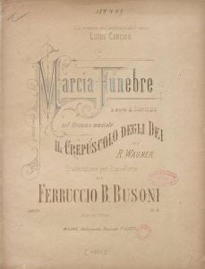 wagner sheet music