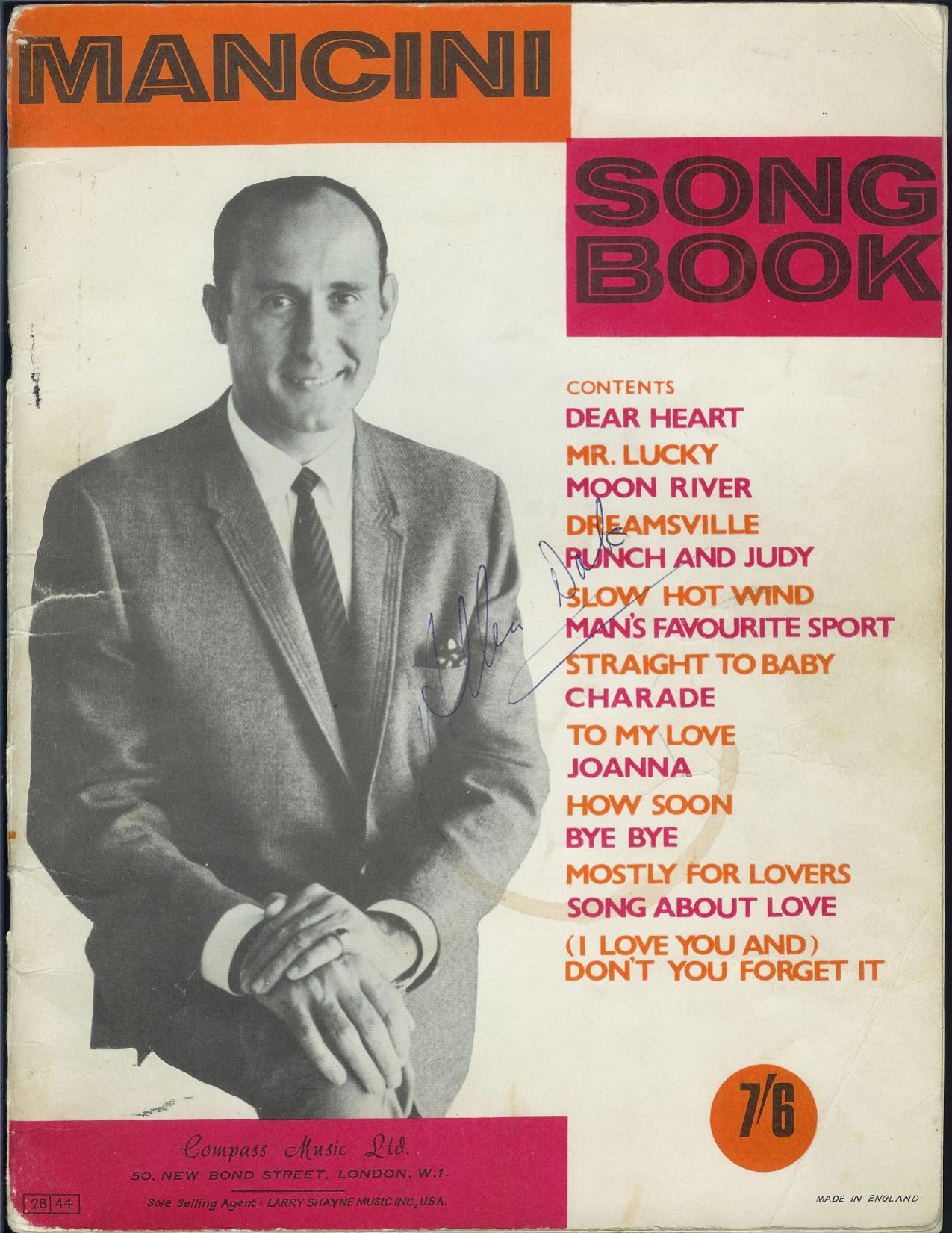 Henry Mancini Em Bossa Nova Full Album 1967 Sheet Music Library Pdf