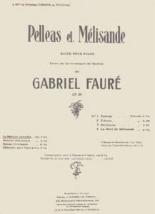 free sheet music pdf Gabriel Fauré 