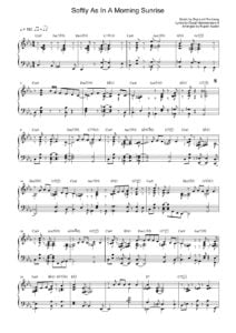 Softly, as in a Morning Sunrise free sheet music pdf