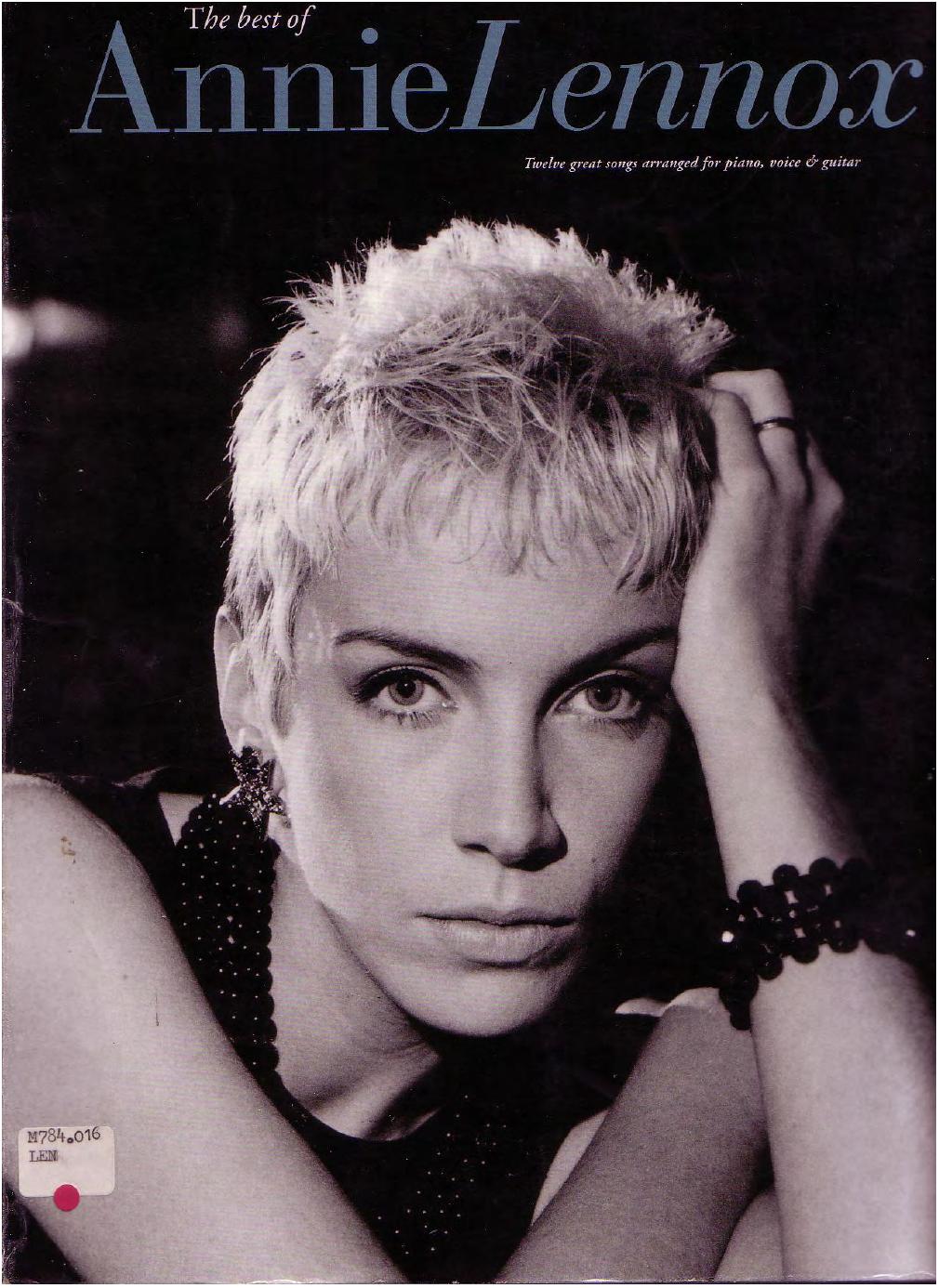 Annie Lennox, The Best Of (songbook)
