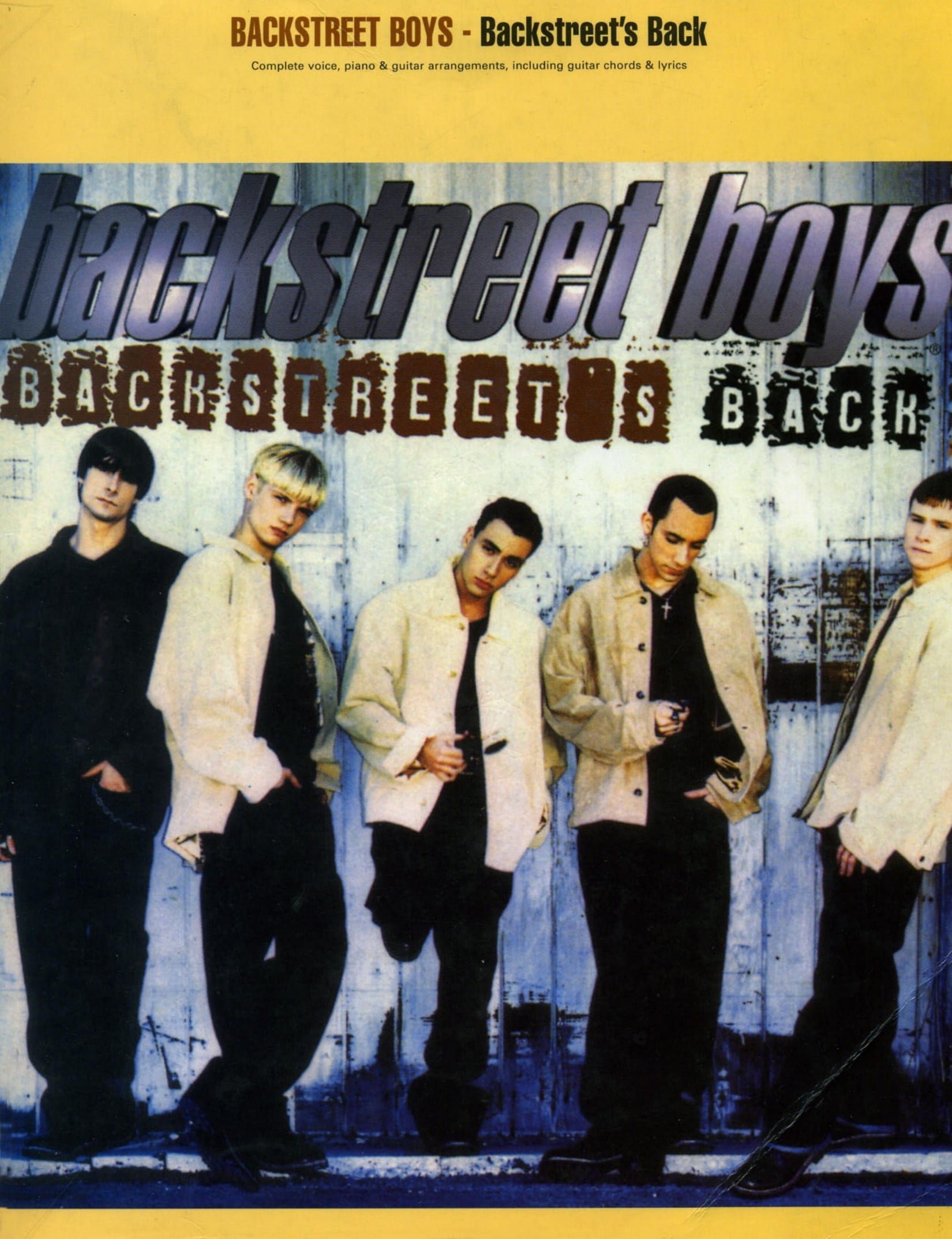 sheet music pdf Backstreet Boys 