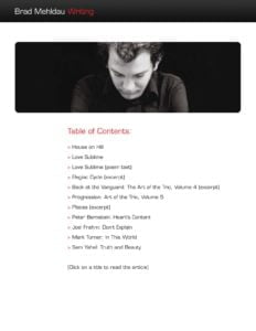 Brad Mehldau free sheet music & scores pdf