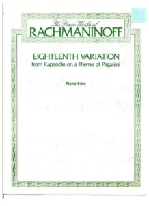 sergey rachmaninoff free sheet music & scores pdf