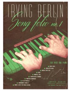 free sheet music & scores pdf all along irving berlin all alone