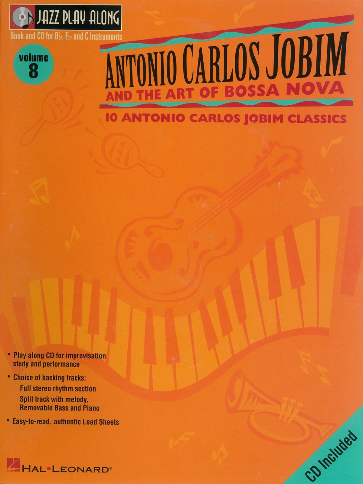 Antonio Carlos Jobim Jazz Play-Along Volume 08 with audio MP3