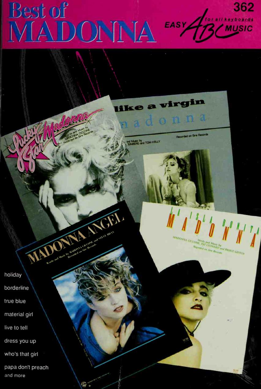 Madonna: the 100 most inspiring musicians of all time Madonna free sheet music & pdf scores download