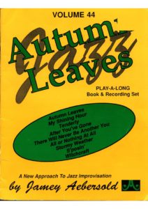 autumn leaves sheet music jazz play along