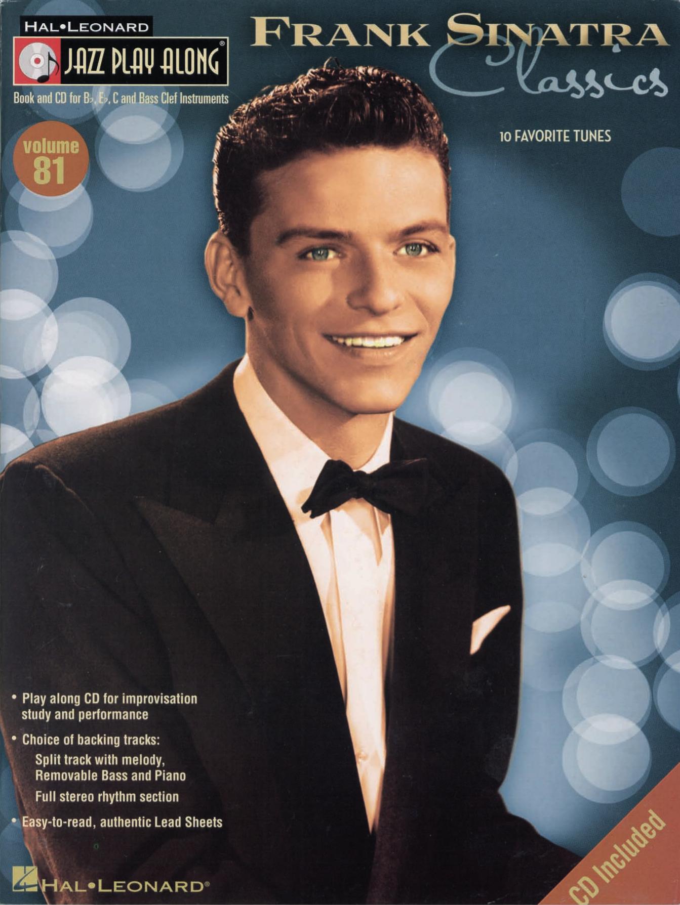 Frank Sinatra sheet music partitura Frank Sinatra Classics - Jazz Play-Along Volume 81 with audio MP3