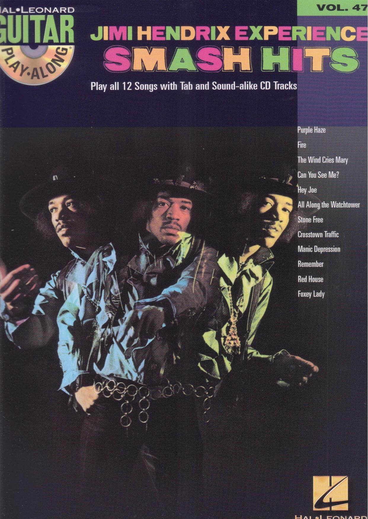 jimi hendrix play along sheet music
