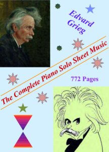 grieg piano sheet music score download partitura partition spartiti noten
