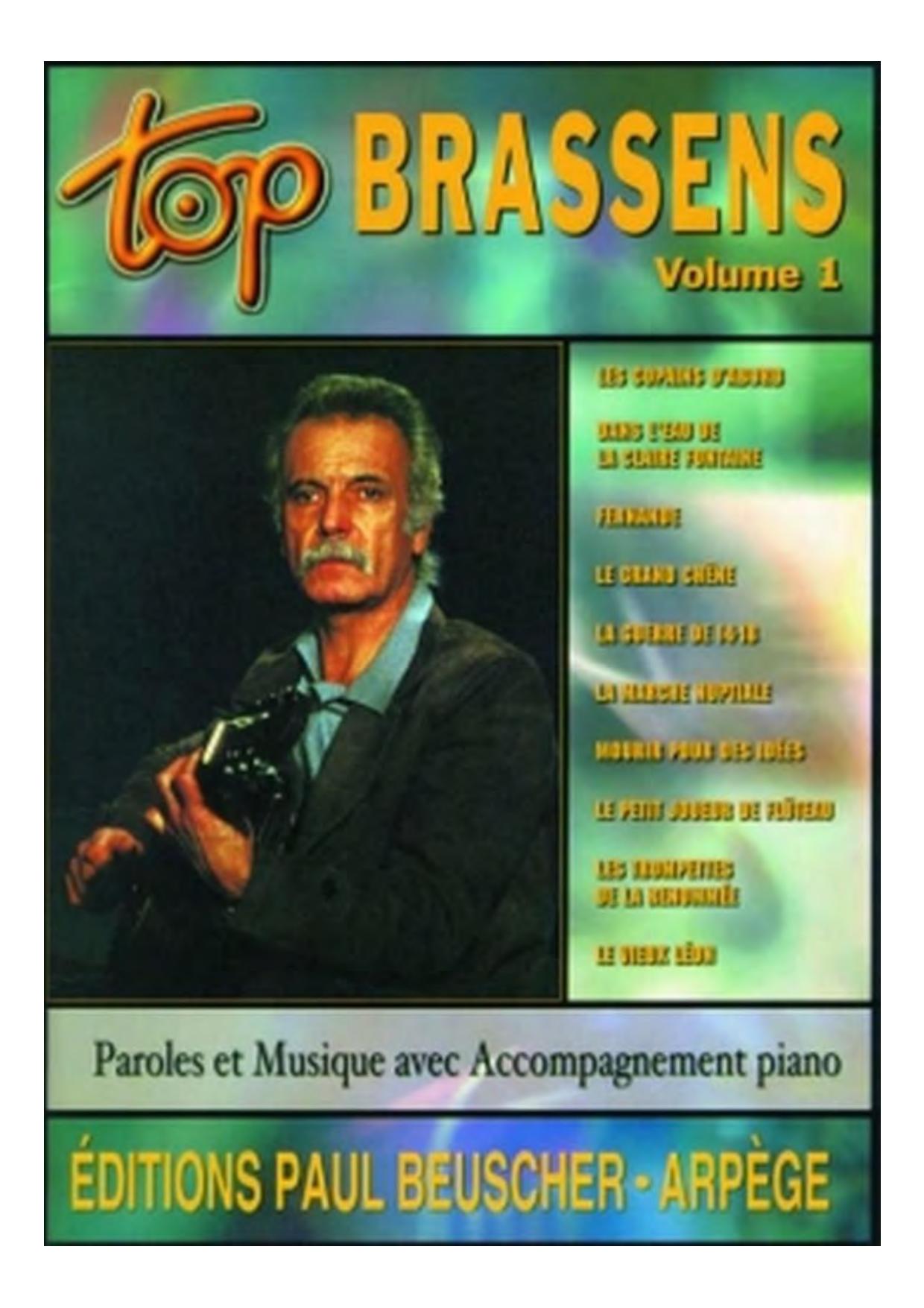Georges Brassens sheet music score download partitura partition spartiti