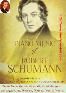 robert schumann sheet music score download partitura partition spartiti