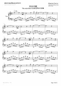 skeeter davis sheet music score download partitura partition spartiti 楽譜