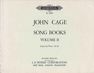 sheet music score download partitura partition spartiti 楽譜 망할 음악 ноты John Cage