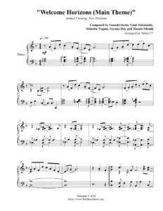 Hikari Ga Mienai - Hunter x Hunter 1999 Sheet music for Piano, French horn,  Contrabass, Strings group & more instruments (Mixed Ensemble)