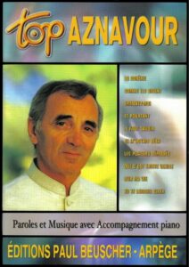 Aznavour - Une Vie D'amour - Piano Solo sheet music score download partitura partition spartiti noten 楽譜 망할 음악 ноты