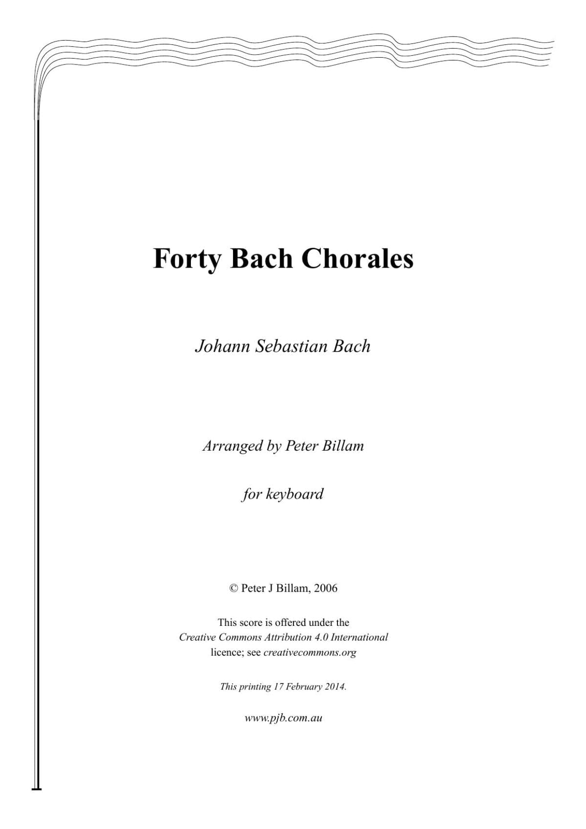 How to play Bach Chorales at the Piano (selection of 40)