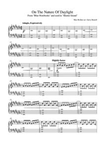 max richter sheet music partition partitura