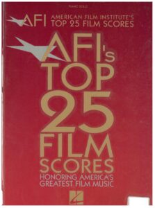 sheet music score download partitura partition spartiti noten AFI's Top 25 Film Scores Songbook