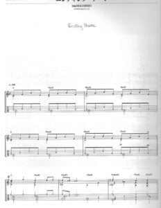 sheet music