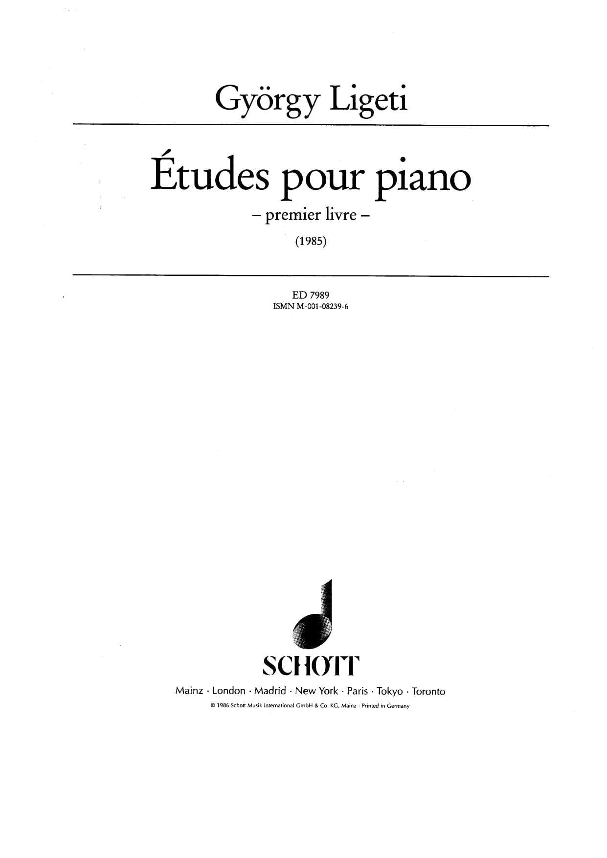 GYÖRGY LIGETI (1923-2006) – MUSICA RICERCATA (auswertung)