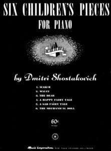 Dmitri Shostakovich sheet music