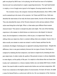 improvisation jazz sheet music