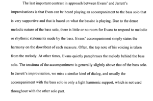 improvisation jazz sheet music