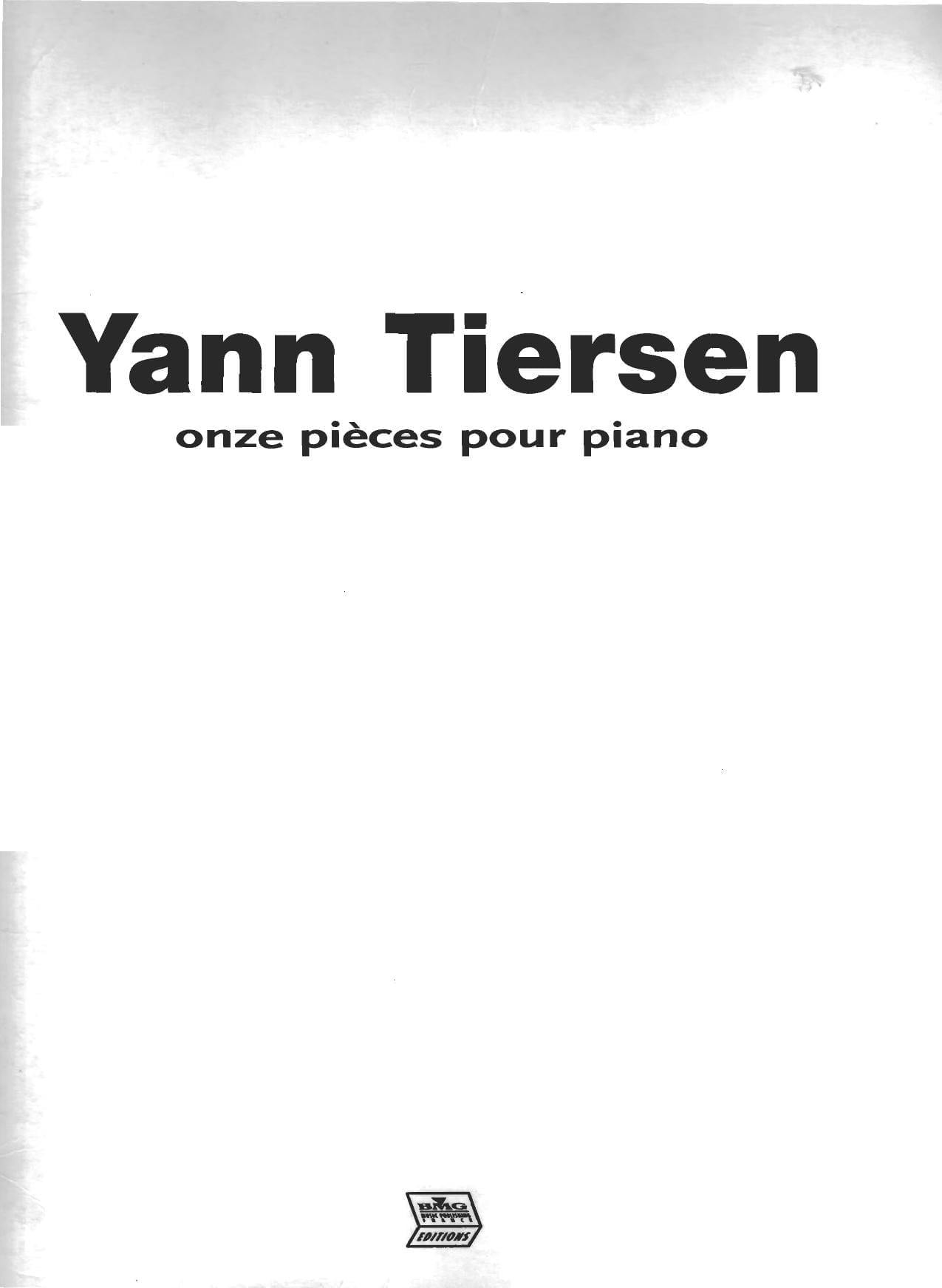 Amélie (OST) Piano by Yann Tiersen free scores download