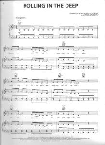 sheet music