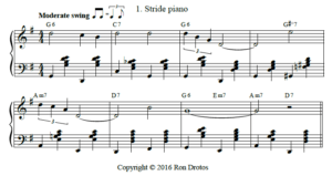 jazz piano sheet music